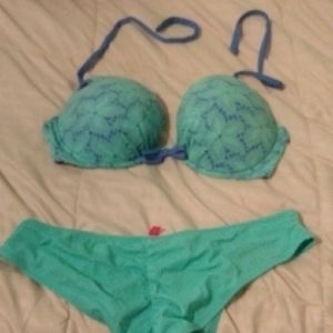 Victoria's secret halter top bathing suit size 36DD